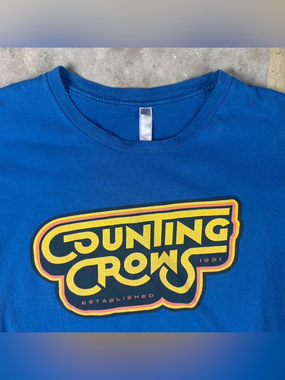 Counting Crows T-Shirt Size Small Alternative Rock Band Concert Tour Tee 2017